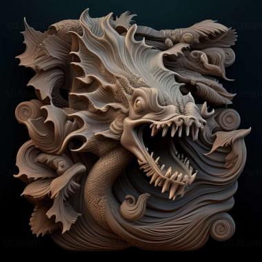 3D модель Морское чудовище (STL)